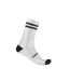 Unisex Adult Twin Stripe Technical Socks White Black Castelli-1