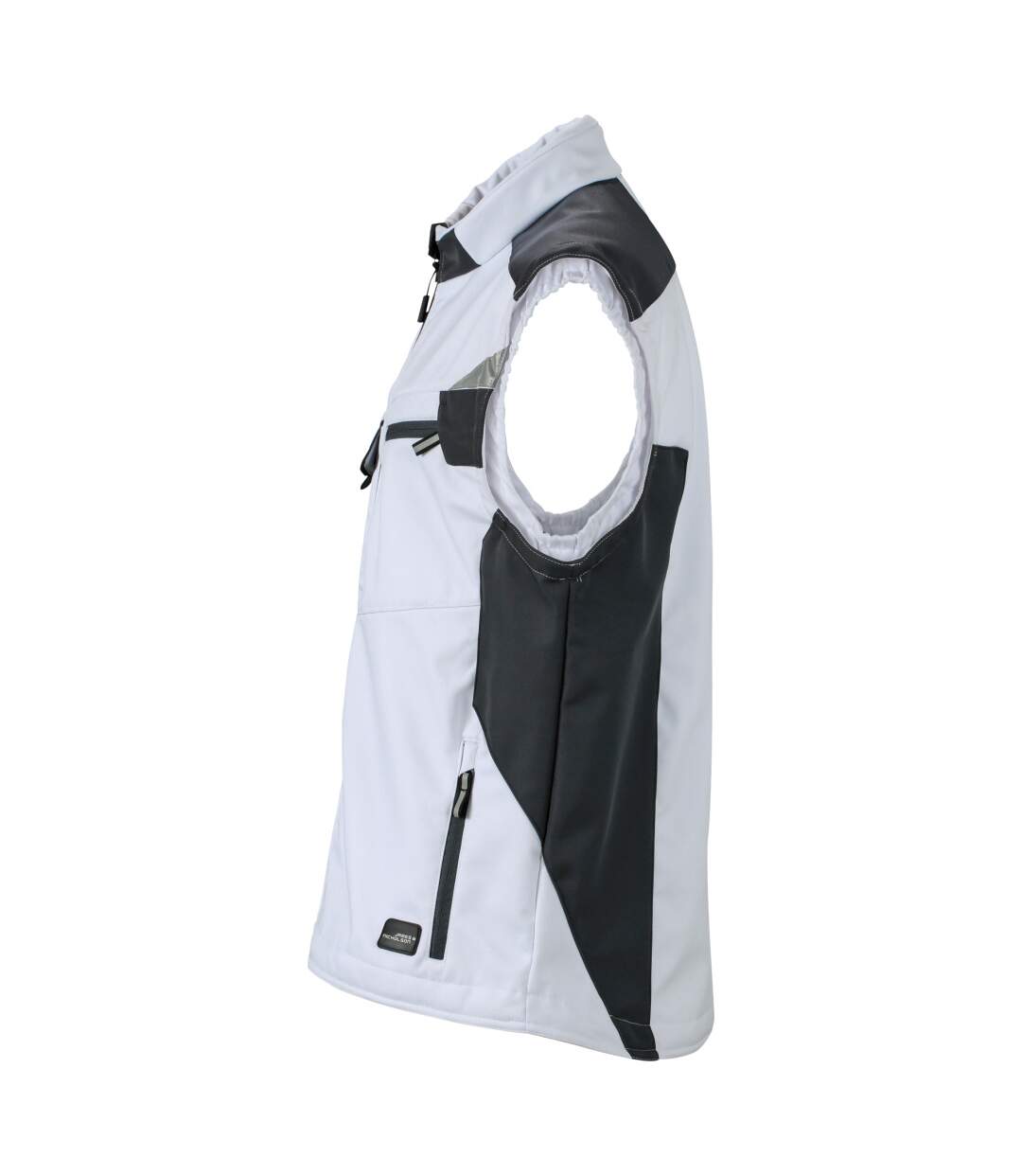 Veste Sans Manches Craftsmen Adulte Blanc James And Nicholson-3