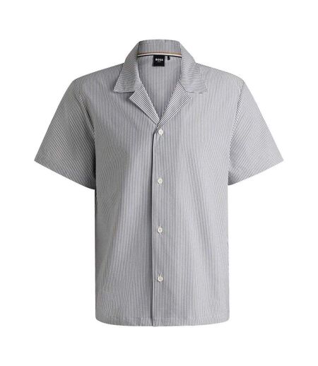 Chemise Plage Motif/style À Rayures Velvetfish Homme Bleu Marine Boss