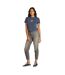 Haut Court Motif/style Logo Varsity Femme Bleu Marine Foncé Tommy Jeans-4
