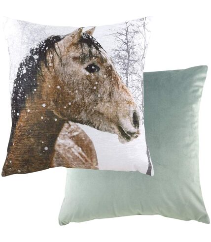 Photo horse cushion cover one size multicoloured Evans Lichfield