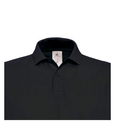 B&c Id.001 Polo À Manches Courtes Pour Hommes Noir B And C