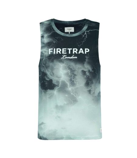 Débardeur Motif/style Éclair Sub Homme Foncé Firetrap