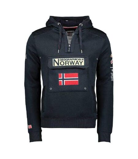 Mens Gymclass Db Hoodie Navy Blue Geographical Norway