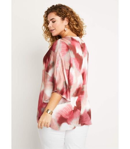 Tunique longue ample imprimé tie & dye