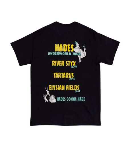 T-shirt Motif Hadès Underworld Tour Adulte Noir Hercules