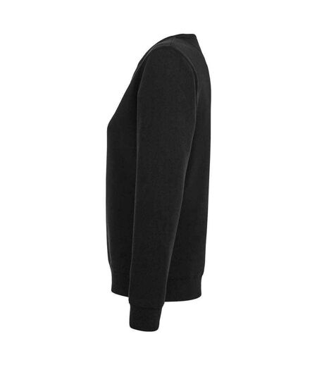 SOLS Womens/Ladies Sully Sweatshirt (Black) - UTPC4849