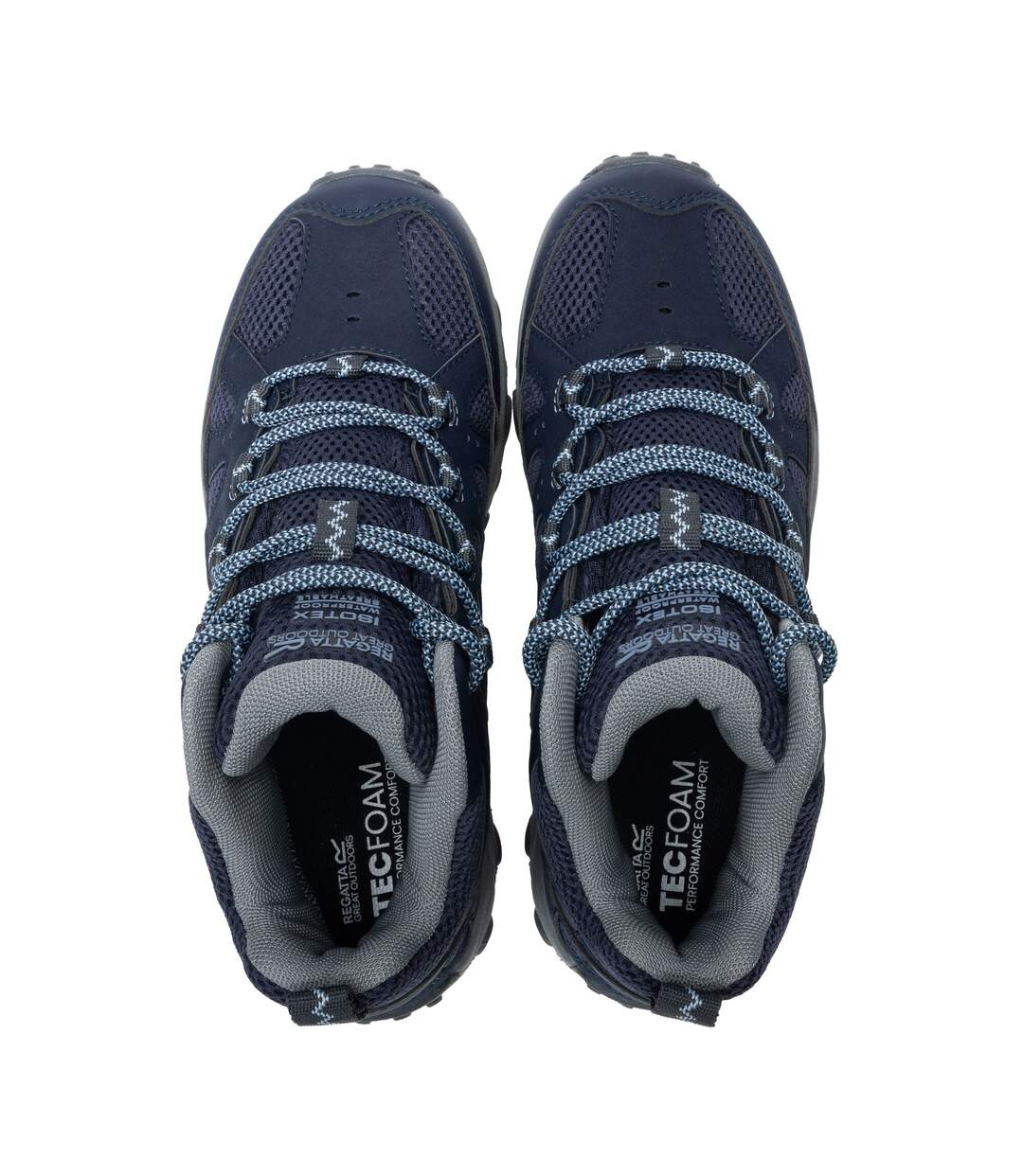 Chaussures Montantes De Marche Edgepoint Femme Bleu Marine Vieux Bleu Regatta-4