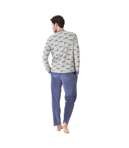 Winter pajamas long sleeve velvet JJBDP5300 men