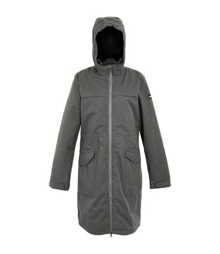 Veste Imperméable Romine Femme Noir Gris Ciel Chiné Regatta