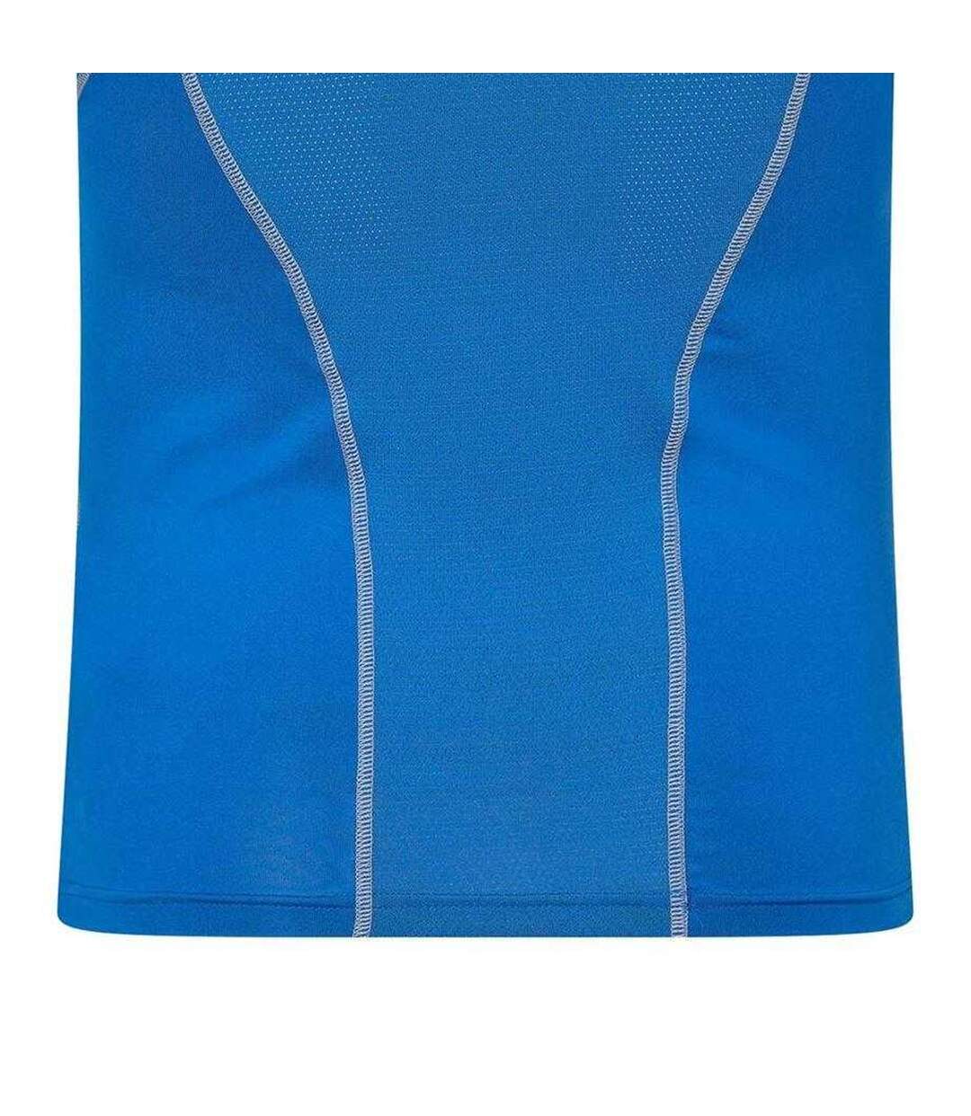 Mens Carbonyte Contrast Detail Base Layer Top Blue Skins-4