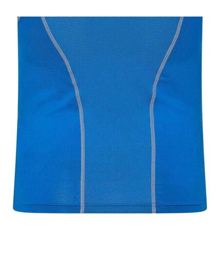 Mens Carbonyte Contrast Detail Base Layer Top Blue Skins