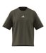 T-shirt Motif/style 3 Rayures Essentials Femme Kaki Adidas-1