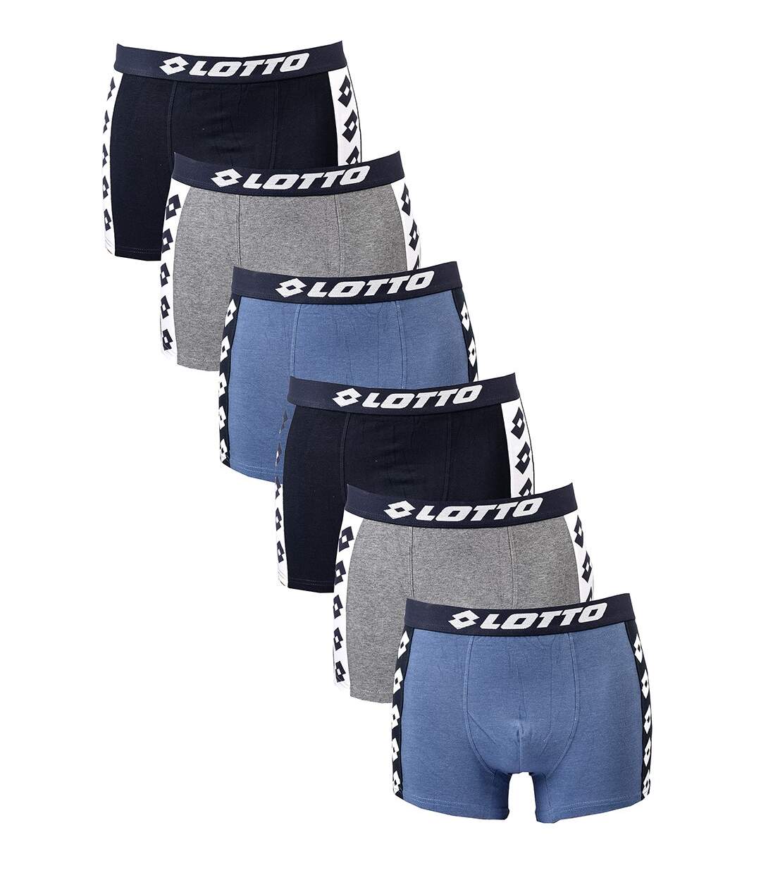 Boxer homme LOTTO Pack de 6 Boxers 0618