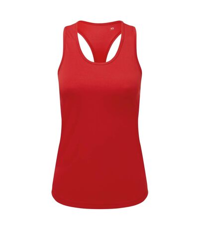 Womens/ladies performance recycled undershirt fire red TriDri