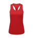 Womens/ladies performance recycled undershirt fire red TriDri