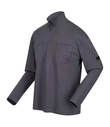 Mens Ferdo Fleece Top Dark Grey Regatta