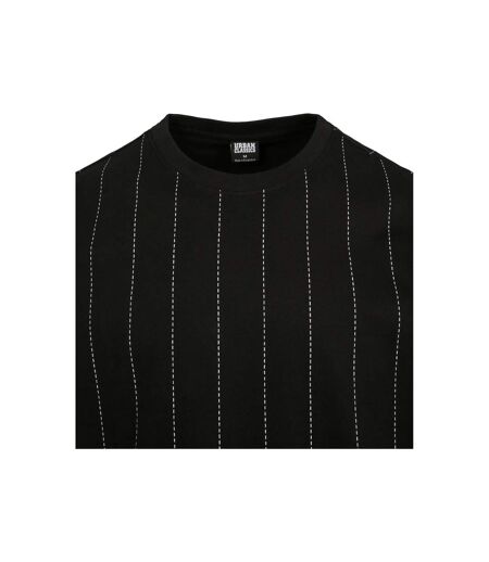 T-shirt Motif/style Fines Rayures Homme Noir Urban Classics