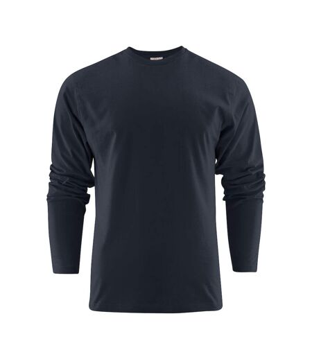 Unisex Adult Heavier Pro Long-sleeved T-shirt Dark Navy Printer