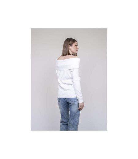 Pull col bardot KATARINA - Dona X Lisa