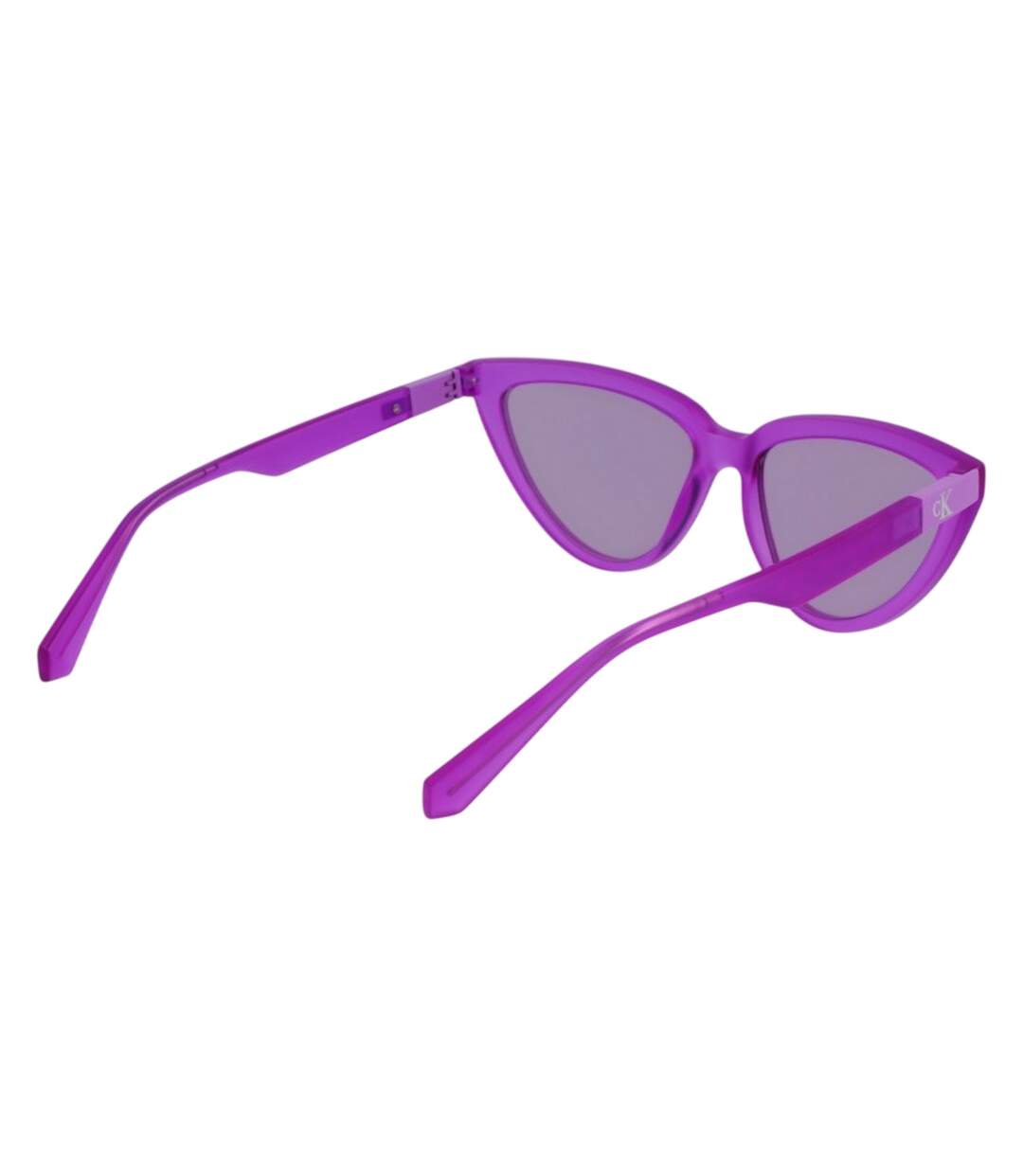 Lunettes De Soleil Motif/style Œil De Chat Jeans Femme Taille Unique Lilas Calvin Klein-2
