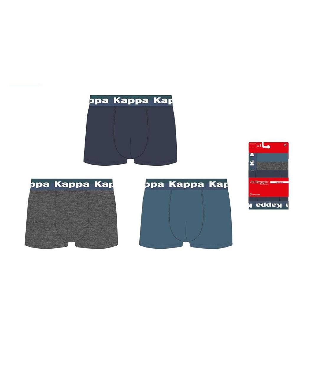 Boxer homme KAPPA Pack de 6 Boxers 1090-4