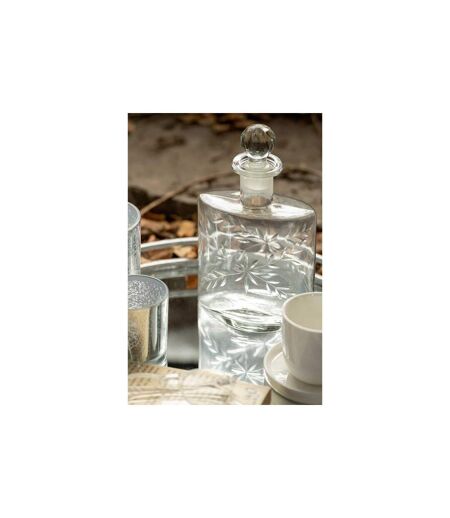 Carafe Design en Verre Ovale 22cm Transparent