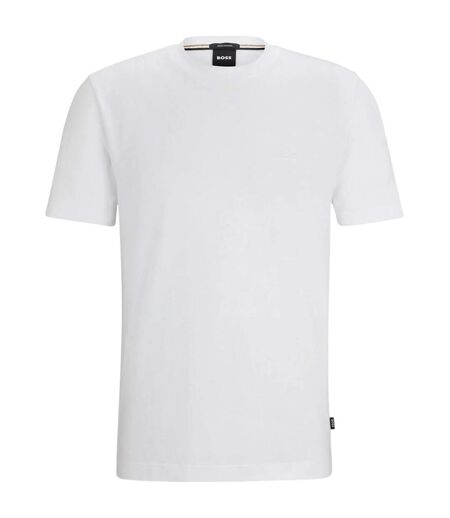 Mens Hbb Thompson Tonal Logo T-shirt White Boss