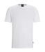 Mens Hbb Thompson Tonal Logo T-shirt White Boss-2