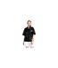 Womens/ladies Printed Relaxed Fit Overshirt  Black Puma-1