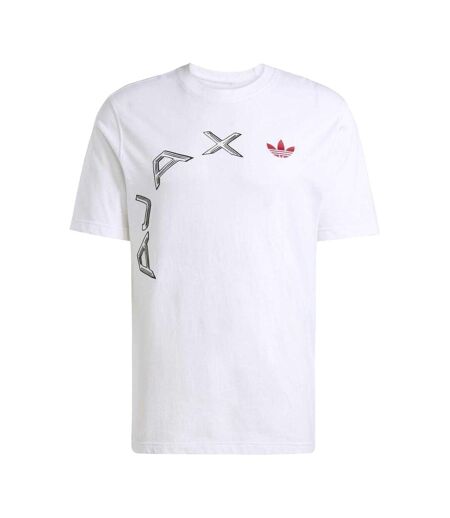 Mens Trefoil Ajax Amsterdam Cotton T-shirt White Adidas