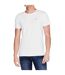 Mens Embroidered Logo Loose T-shirt White Tommy Jeans-1
