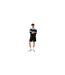 Mens Fleece Flag Logo Sweat Shorts Black Tommy Jeans-1