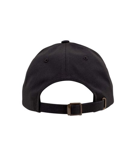 Casquette Unisexe À Profil Bas En Coton Sergé Pour Adultes Noir Flexfit