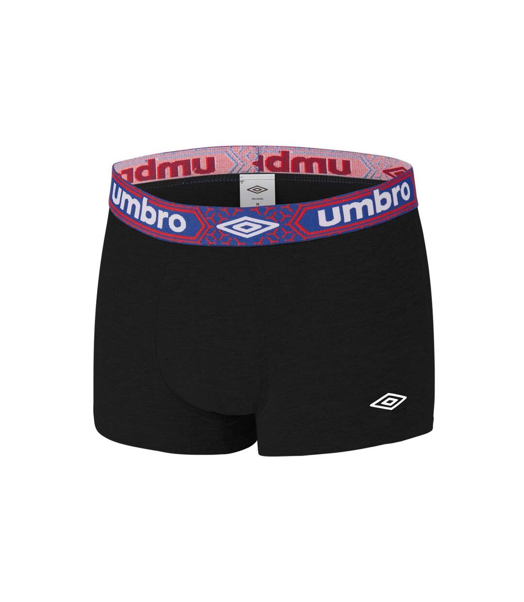 Lot de 4 Boxers coton homme uni ceinture Umbro