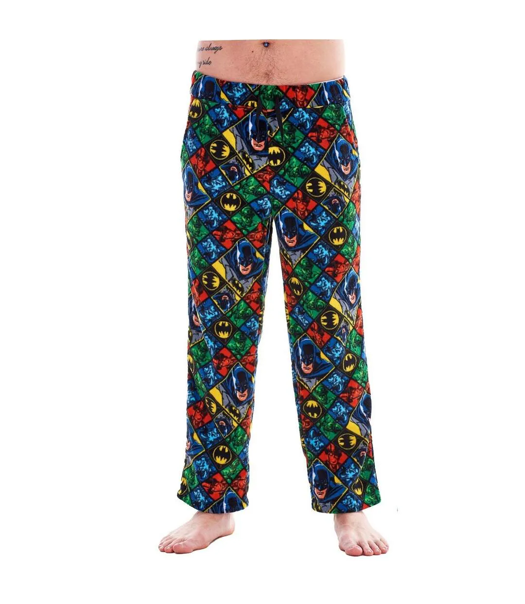 Pack Of 2  Mens Lounge Pants  Multicoloured Batman-3