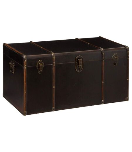 Lot de 3 Malles de Rangement British 80cm Marron