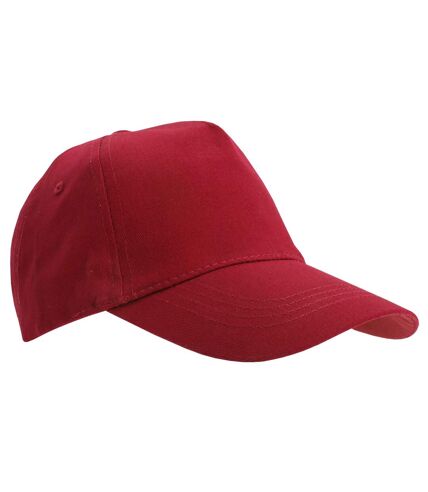 Casquette de baseball buzz unisexe rouge SOLS