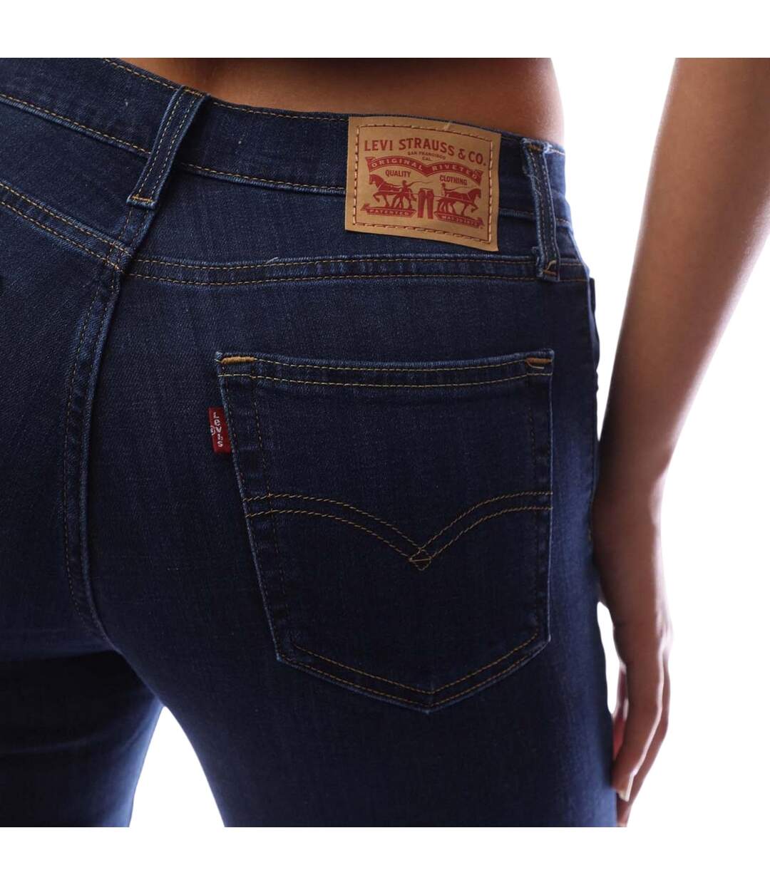 Jean Femme Bleu Foncé Levis-3