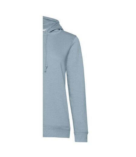 Sweat À Capuche Inspire Femme Bleu Gris B&C