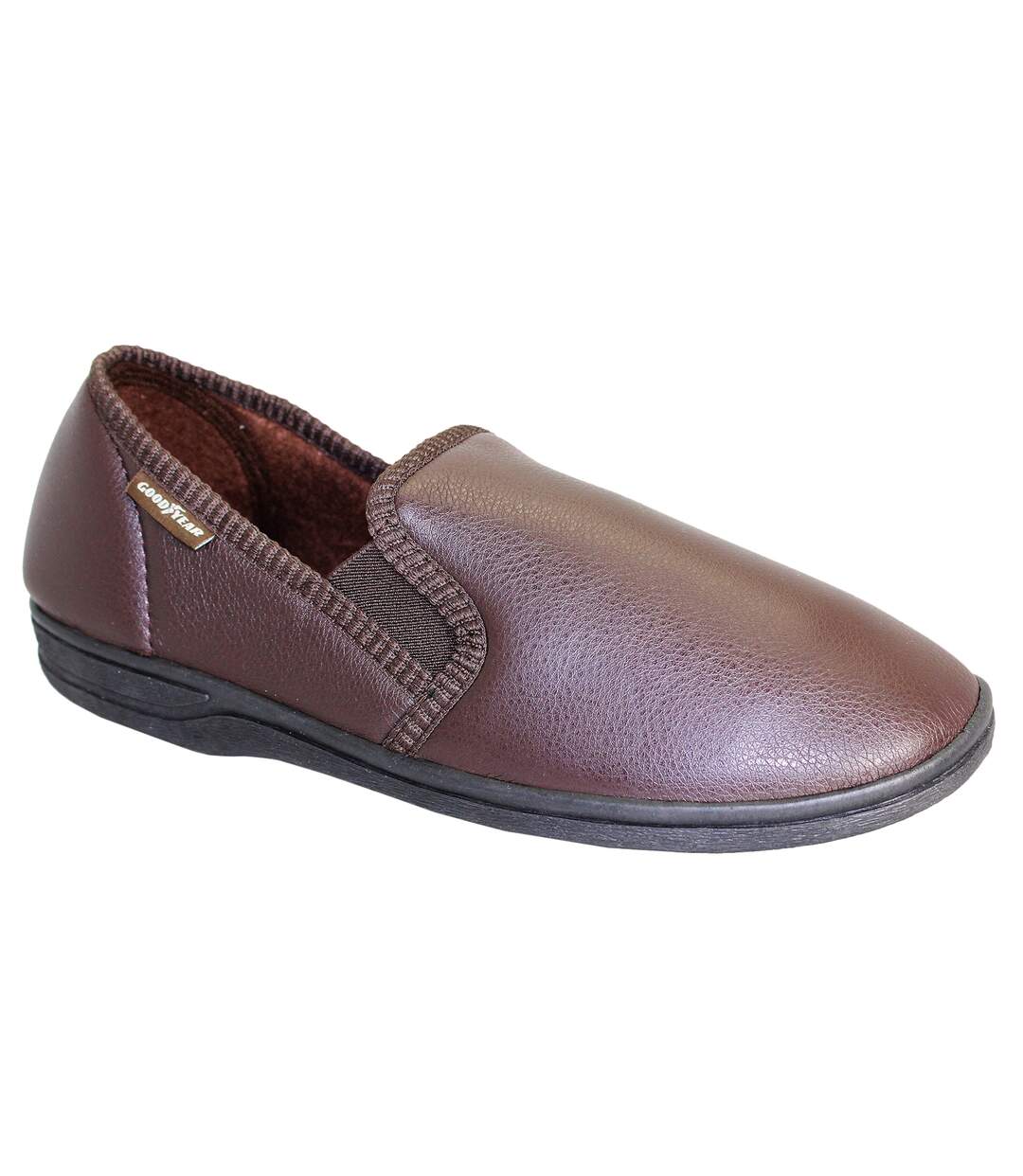 Chaussons homme marron Goodyear