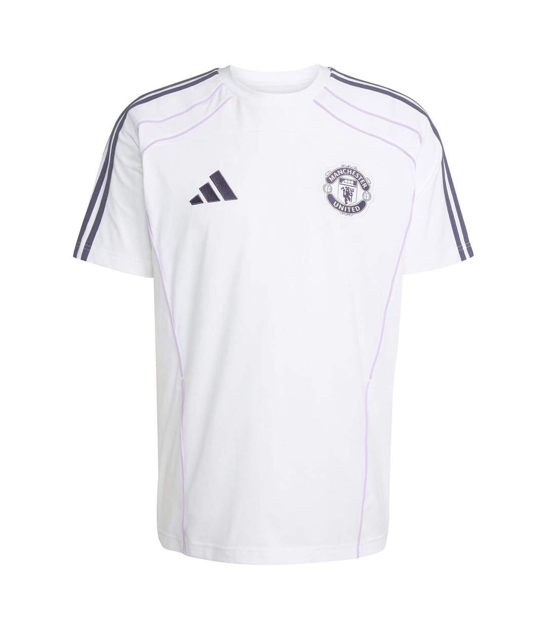T-shirt Motif/style Manchester United Fc Homme Blanc Adidas-2