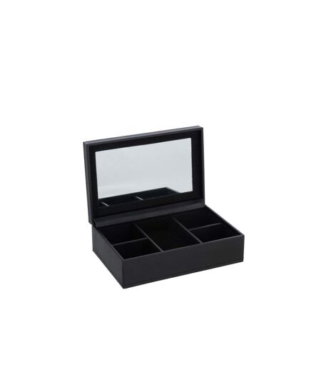 Boîte à Bijoux 5 Compartiments Ezra 21cm Noir