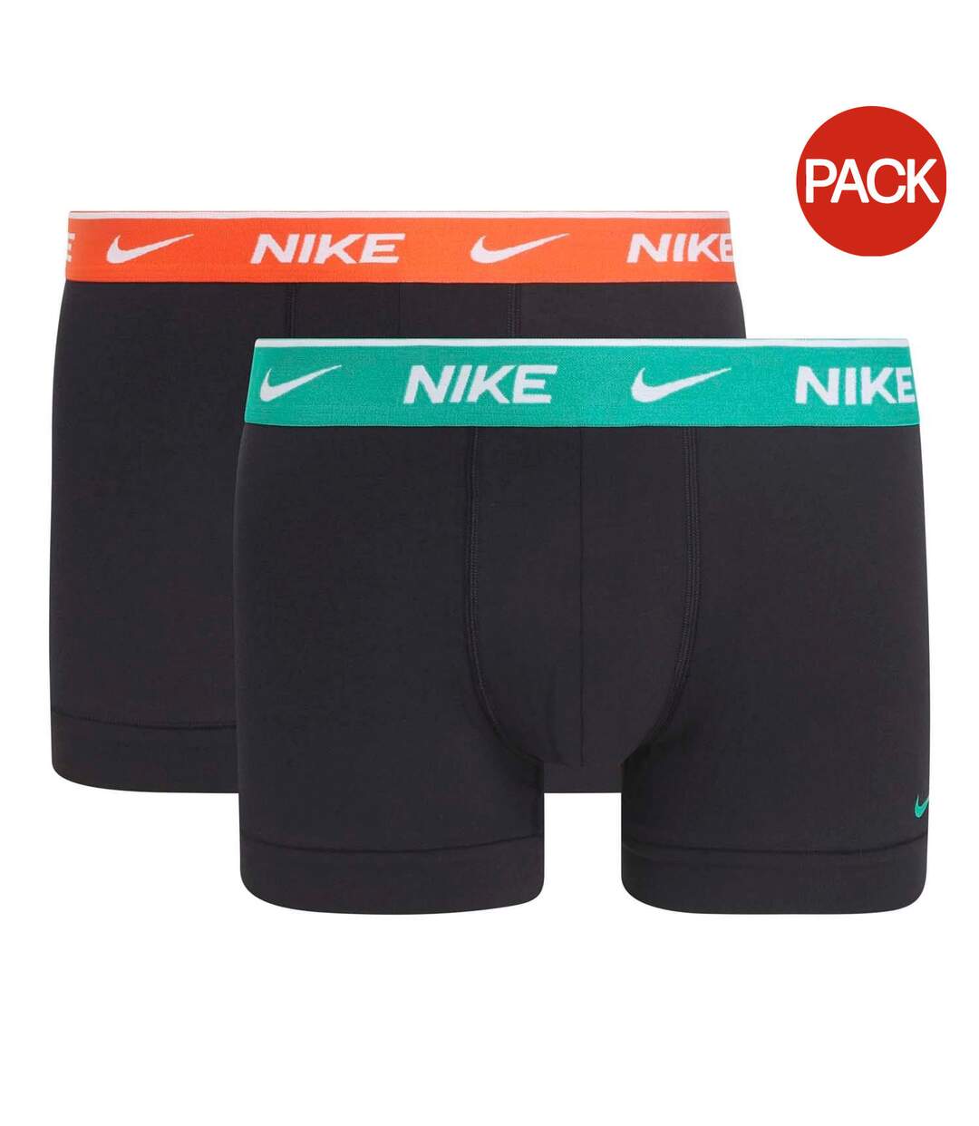 Boxers homme noir / vert / orange Nike-1