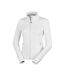 Womens/ladies recycled fitness jacket white Spiro