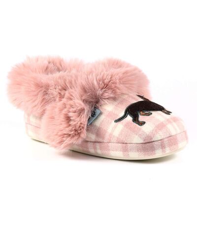 Chaussons mocassins callie femme rose Lazy Dogz