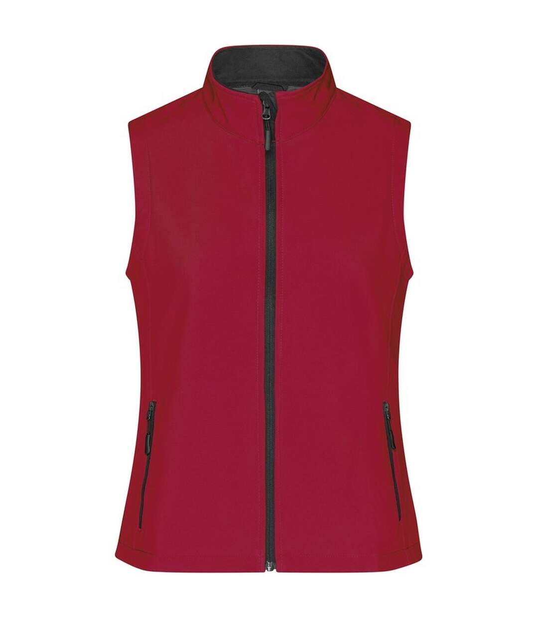 Veste Sans Manches Promo Femme Rouge Noir James And Nicholson-1