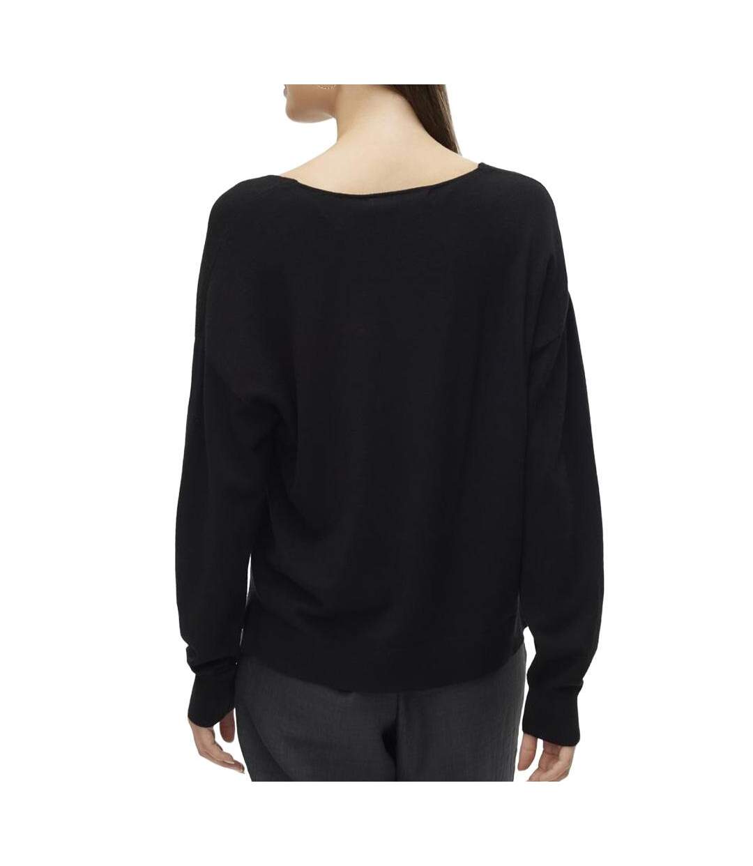 Pull noir femme vero moda breezesss-2