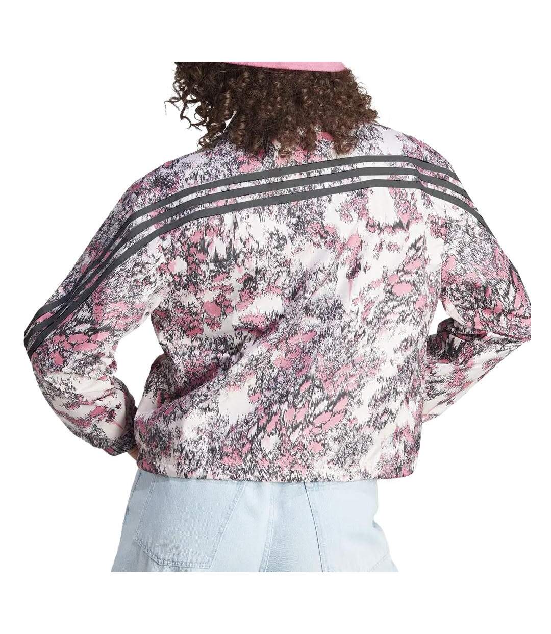 Veste blanc/rose femme adidas im2455-2