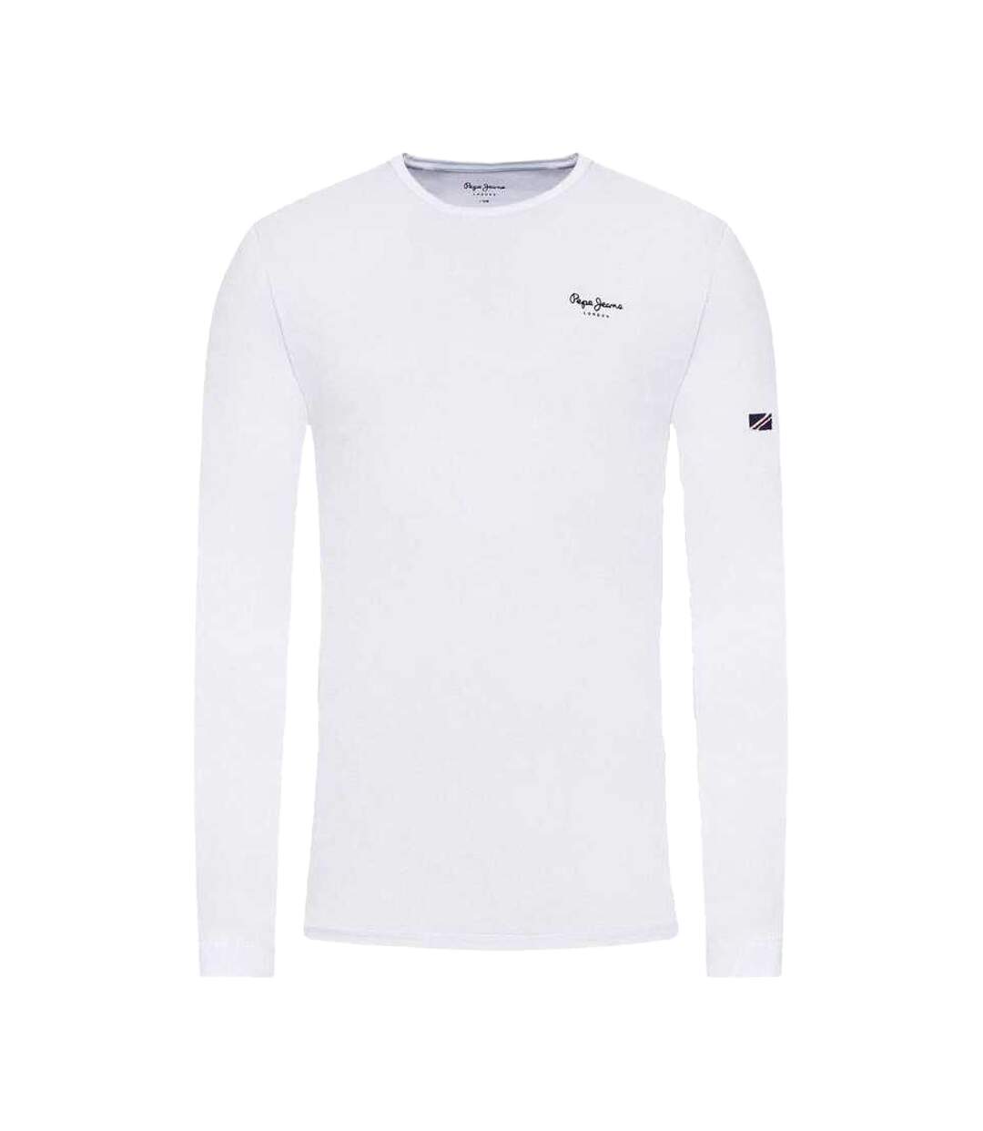 T-shirt Manches Longues Homme Blanc Pepe Jeans-2